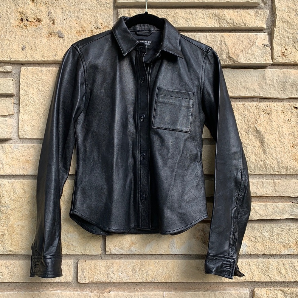 Ralph Lauren leather shirt